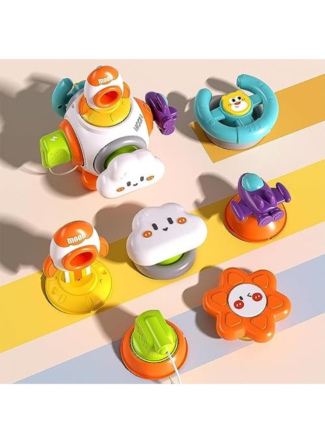 Montessori Sensory Toys for Toddlers 1-3,Travel Activities Busy Board Cube,Baby Gifts for 6 9 12 18 Months 1 2 One Year Old Infant Boys Girls， Airplane Plane Car Travel Toys Educational Learning - Image 3